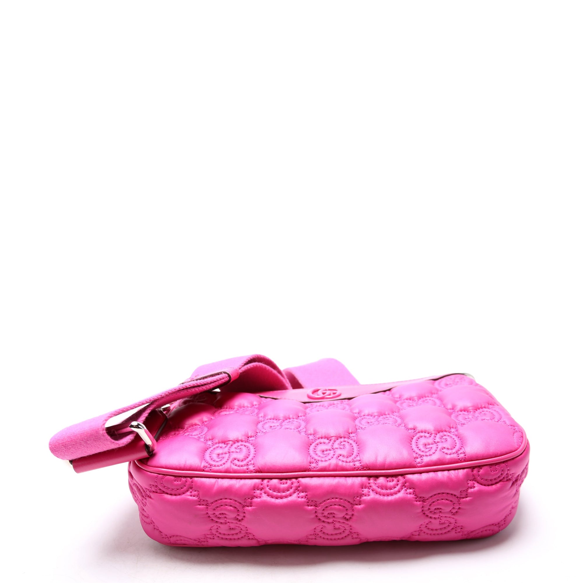 GCCI  GG Nylon Shoulder Bag Pink