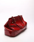 GCCI  Patent GCCIssima Mayfair Tote Medium Red