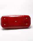 GCCI  Patent GCCIssima Mayfair Tote Medium Red