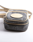 GCCI  GG Nylon Off The Grid Mini Shoulder Grey/Beige
