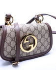 GCCI  Blondie Mini Shoulder Bag Brown