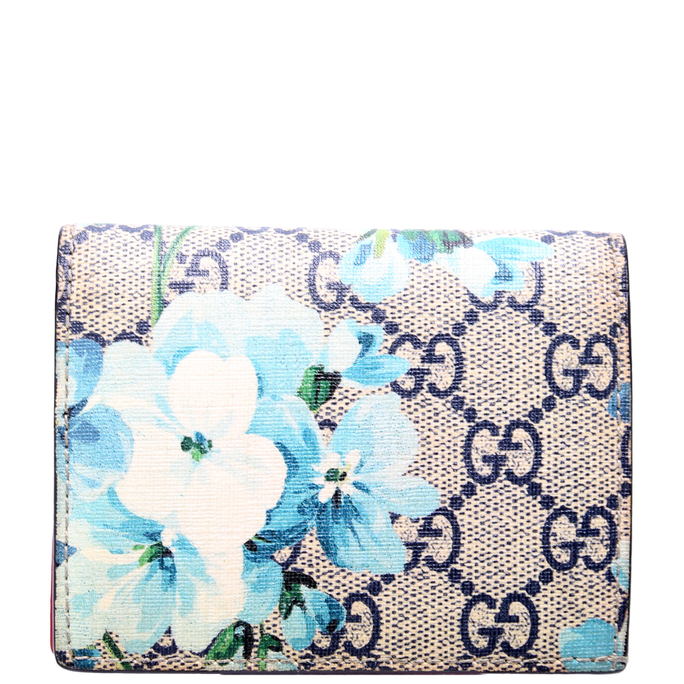 GCCI  Blooms Small Wallet Blue