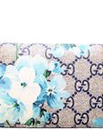 GCCI  Blooms Small Wallet Blue