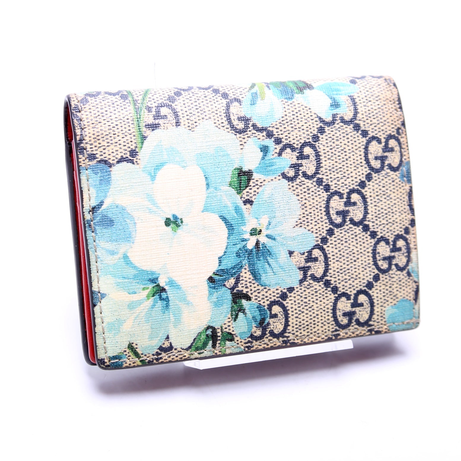 GCCI  Blooms Small Wallet Blue