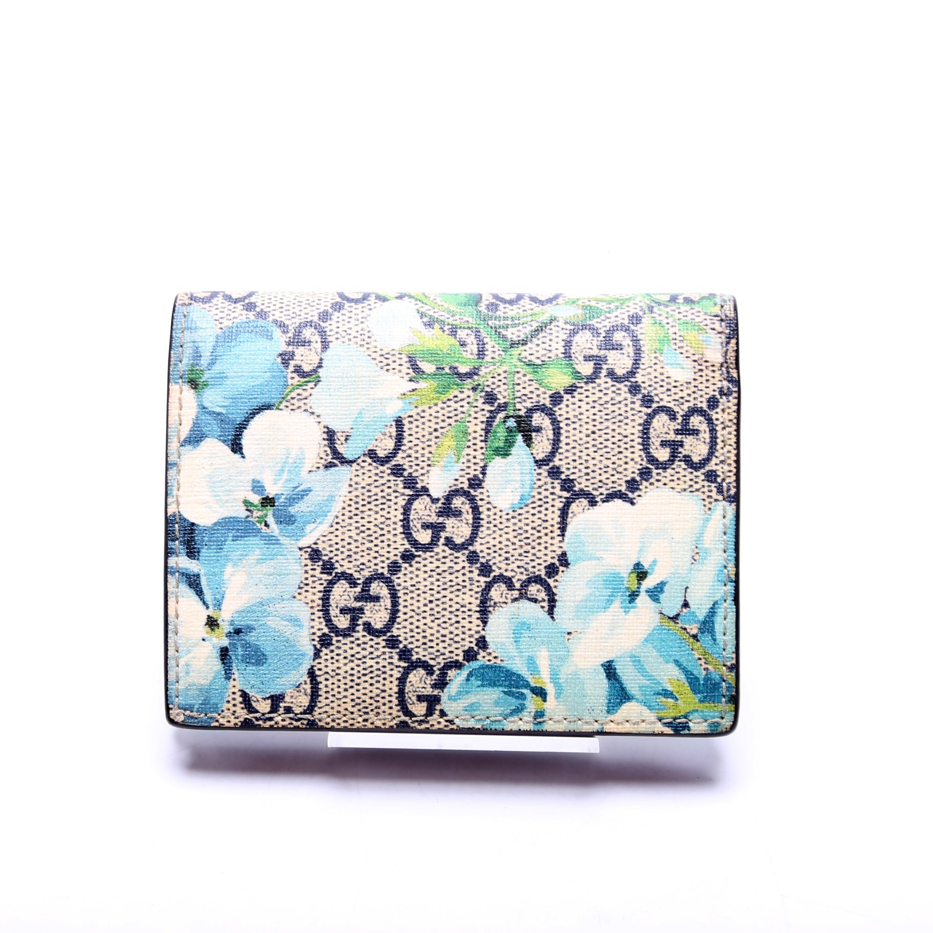 GCCI  Blooms Small Wallet Blue