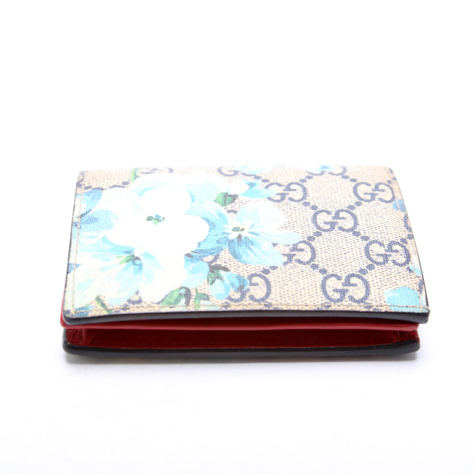 GCCI  Blooms Small Wallet Blue