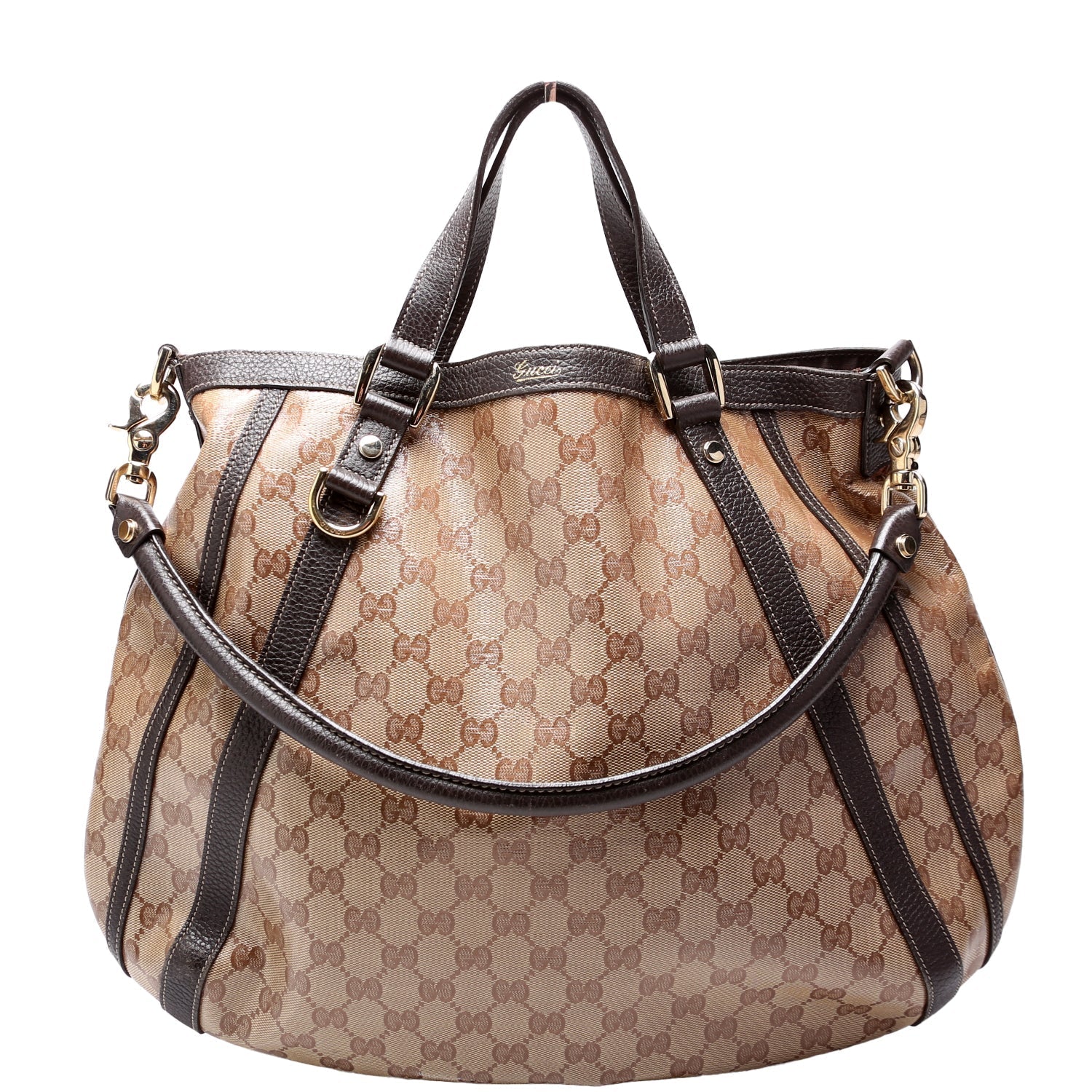 GCCI  GG Crystal Medium Abbey Convertible Tote