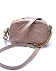 GCCI  Marmont Mini Camera Bag Tan