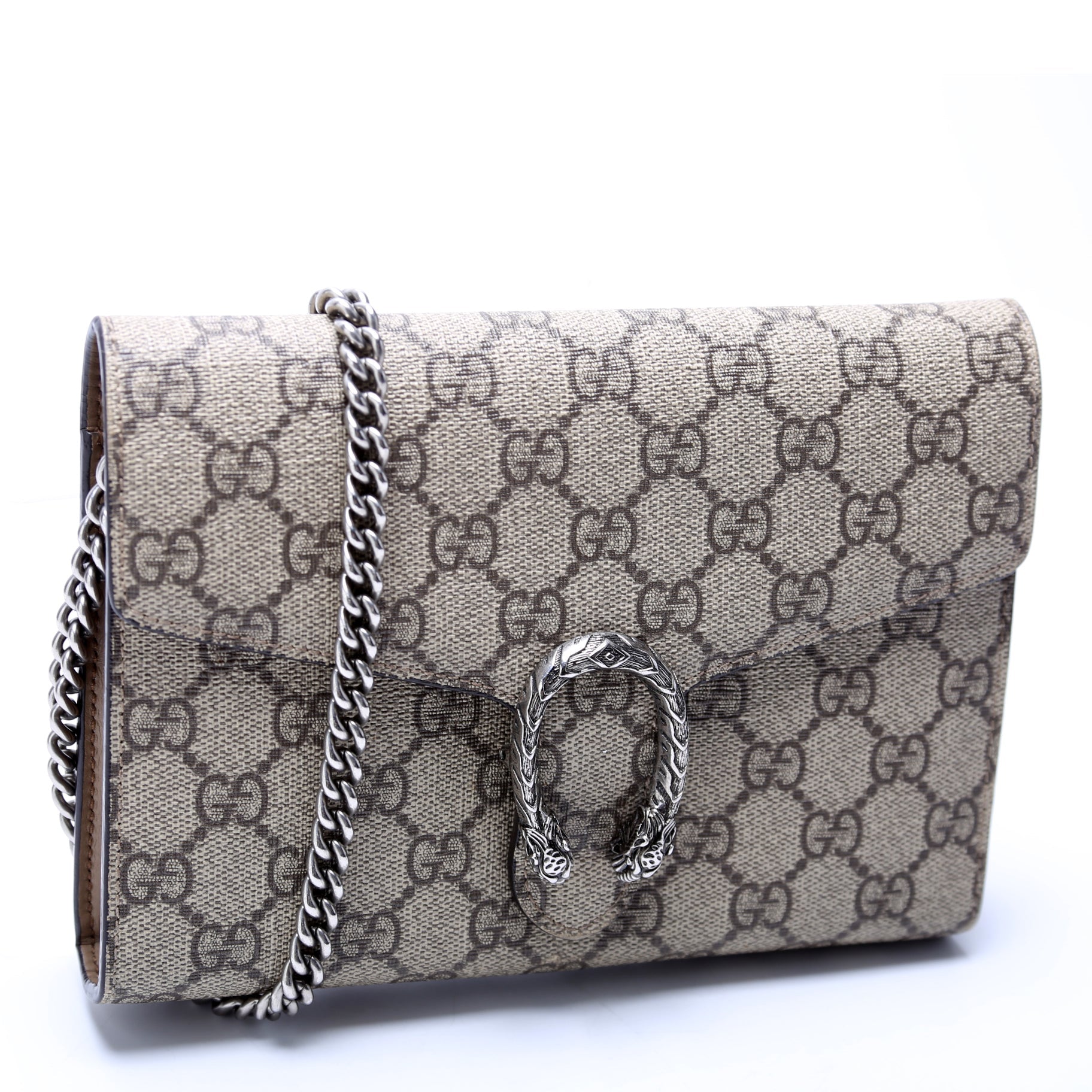 GCCI  Dionysus Mini Wallet Beige