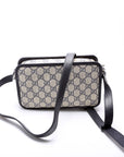 GCCI  GG Supreme Interlocking Mini Bag Blue