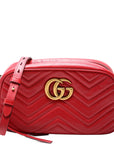 GCCI  Marmont Small Leather Camera Red