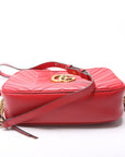 GCCI  Marmont Small Leather Camera Red