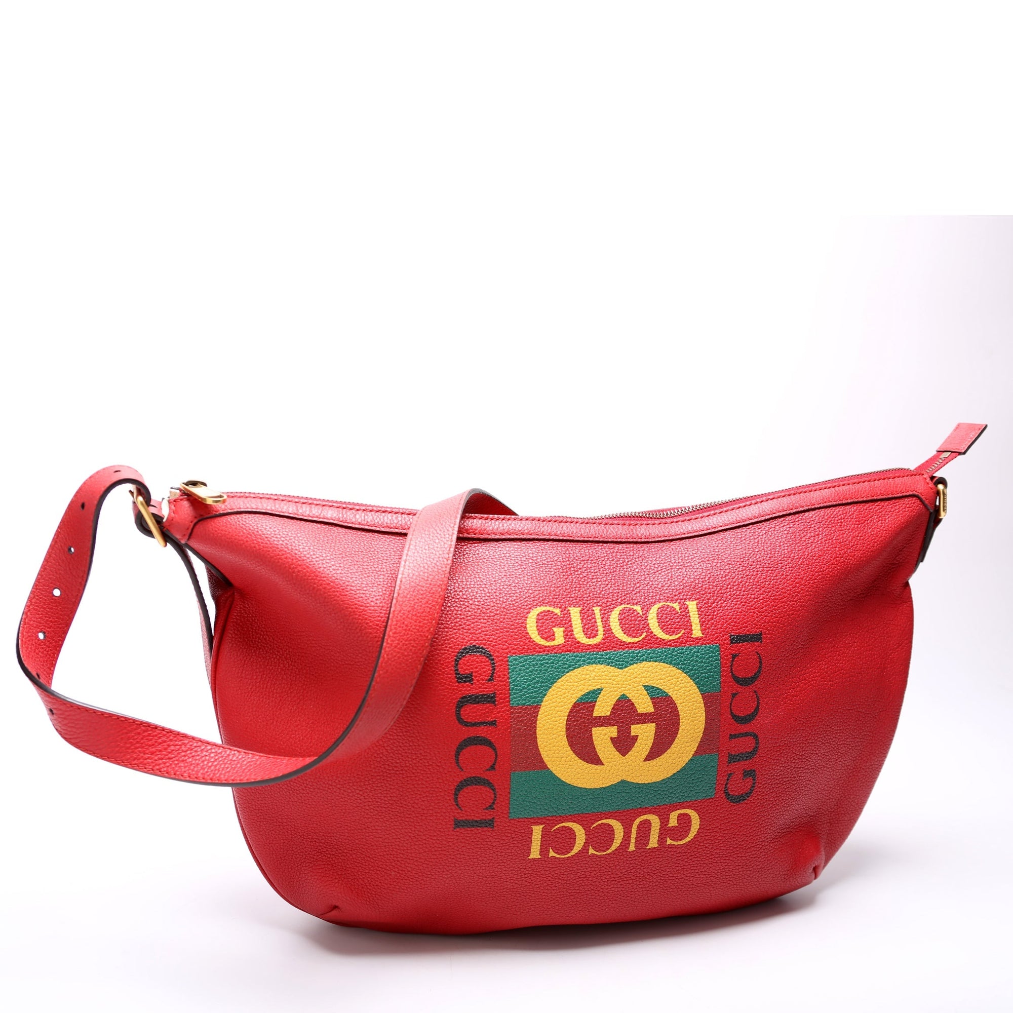GCCI  Half Moon Bag Red