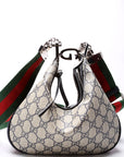 GCCI  GG Supreme Attache Small Shoulder Bag Navy