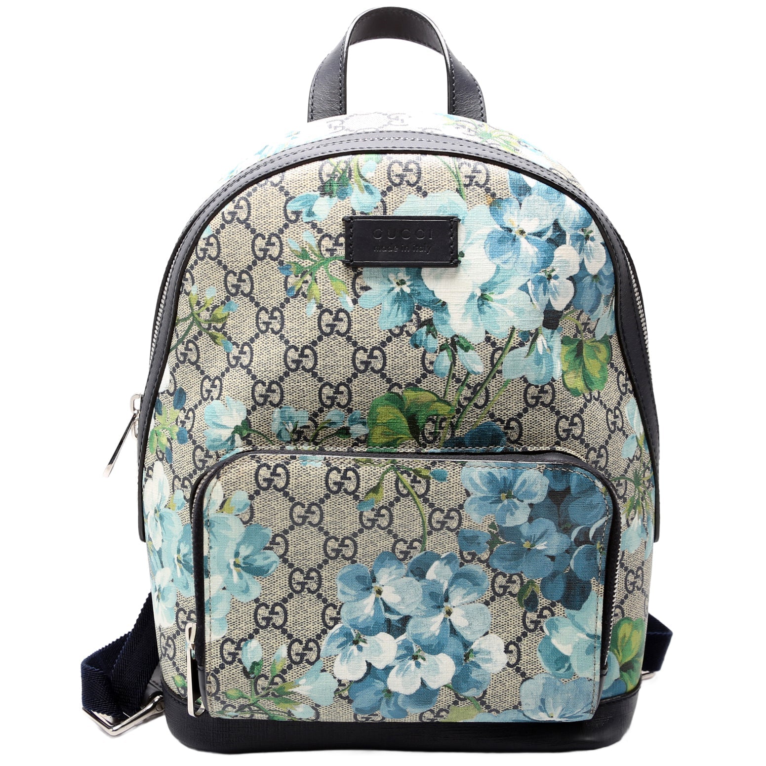 GCCI  GG Supreme Blooms Backpack Navy