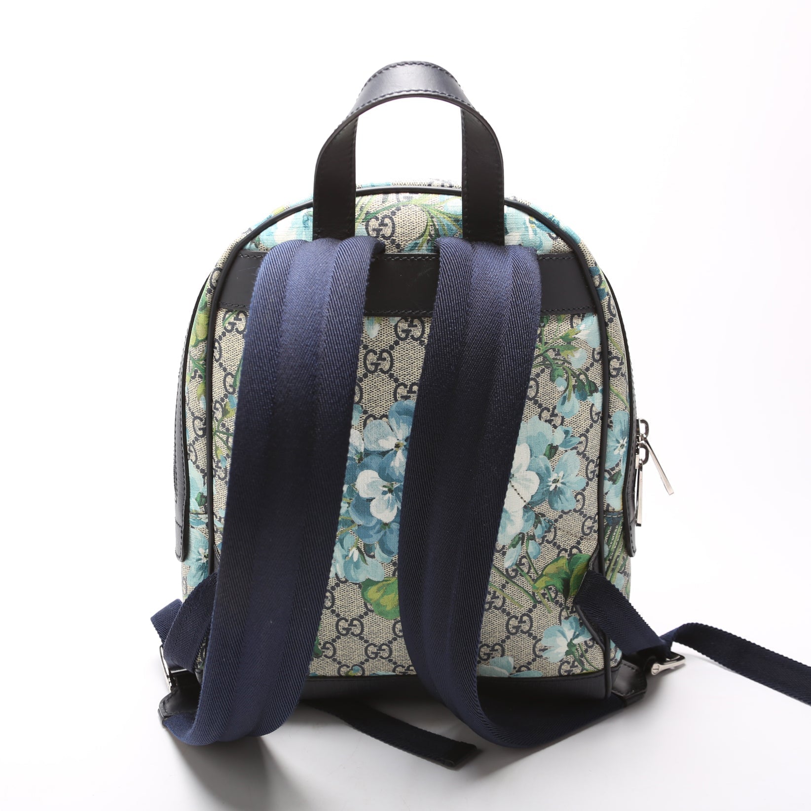 GCCI  GG Supreme Blooms Backpack Navy