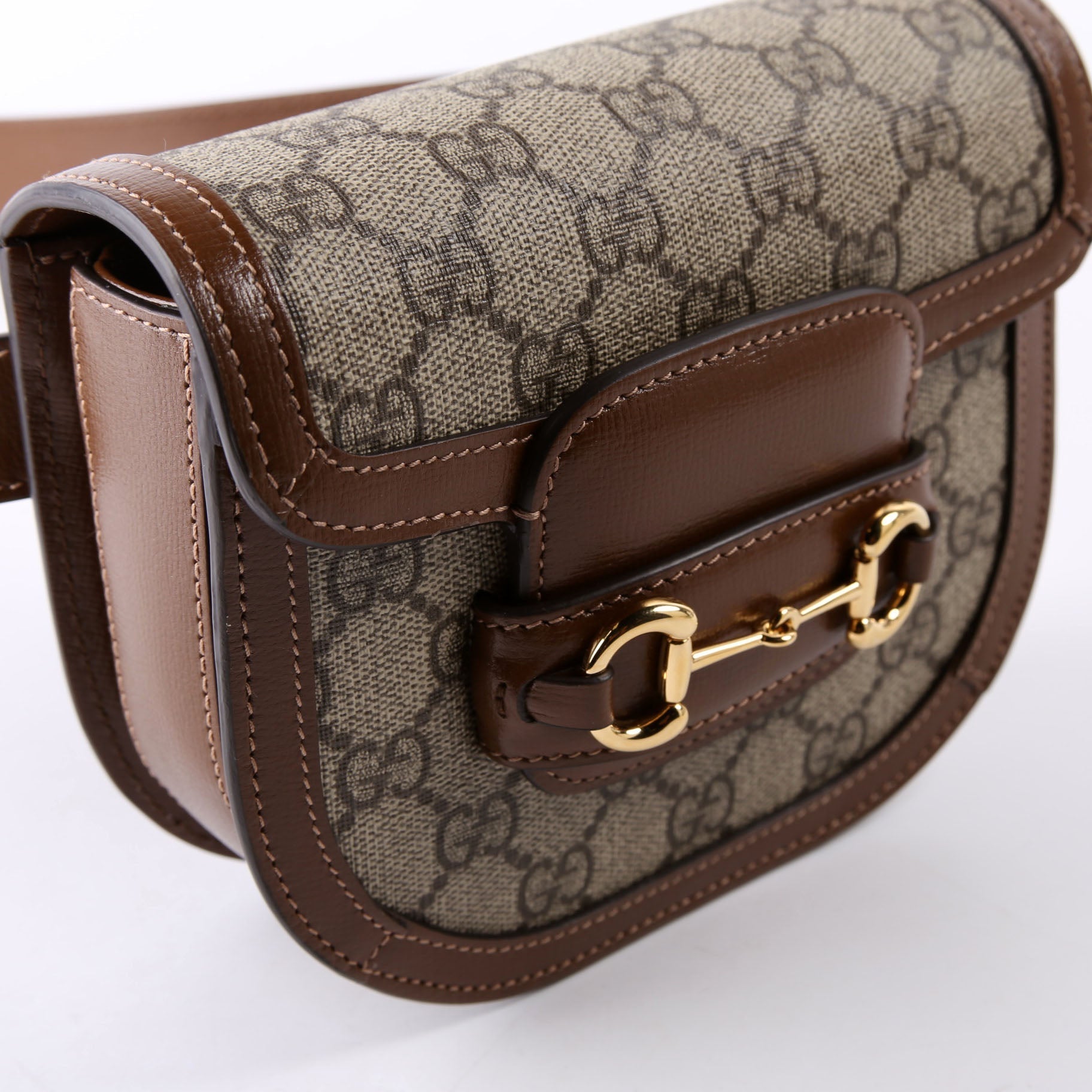 GCCI  GG Supreme  Horsebit Belt Bag