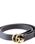 GCCI  GG Marmont Thin Belt Size / Black