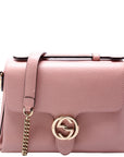 GCCI  Medium Interlocking Satchel Pink