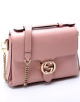 GCCI  Medium Interlocking Satchel Pink