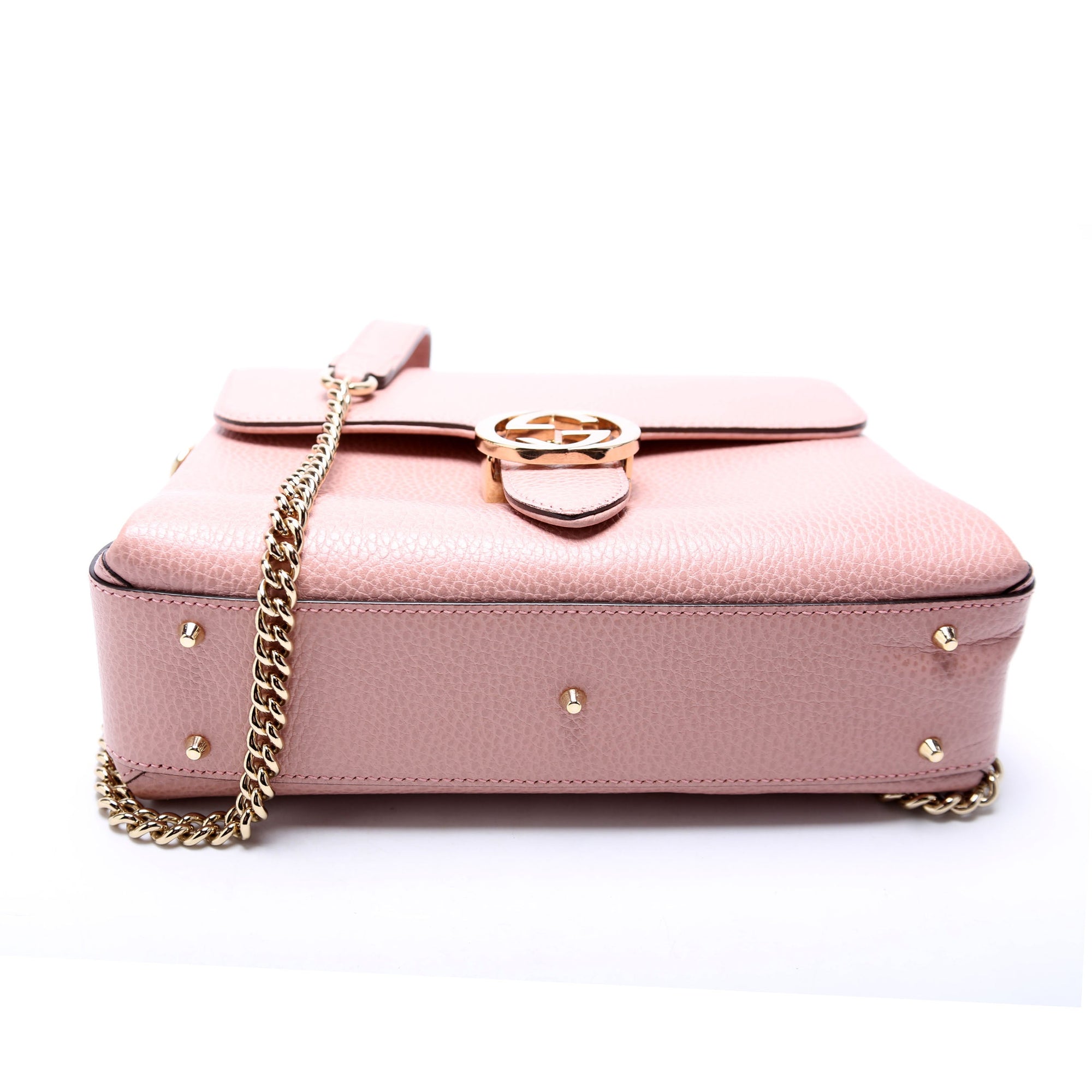 GCCI  Medium Interlocking Satchel Pink