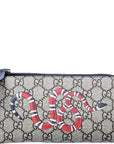GCCI  GG Supreme Kingsnake L-Zip Wallet Black