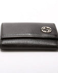 GCCI  Key Case Leather Black