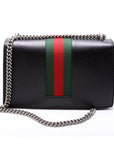 GCCI  Dionysus Leather Shoulder Small Black
