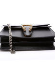 GCCI  Dionysus Leather Shoulder Small Black
