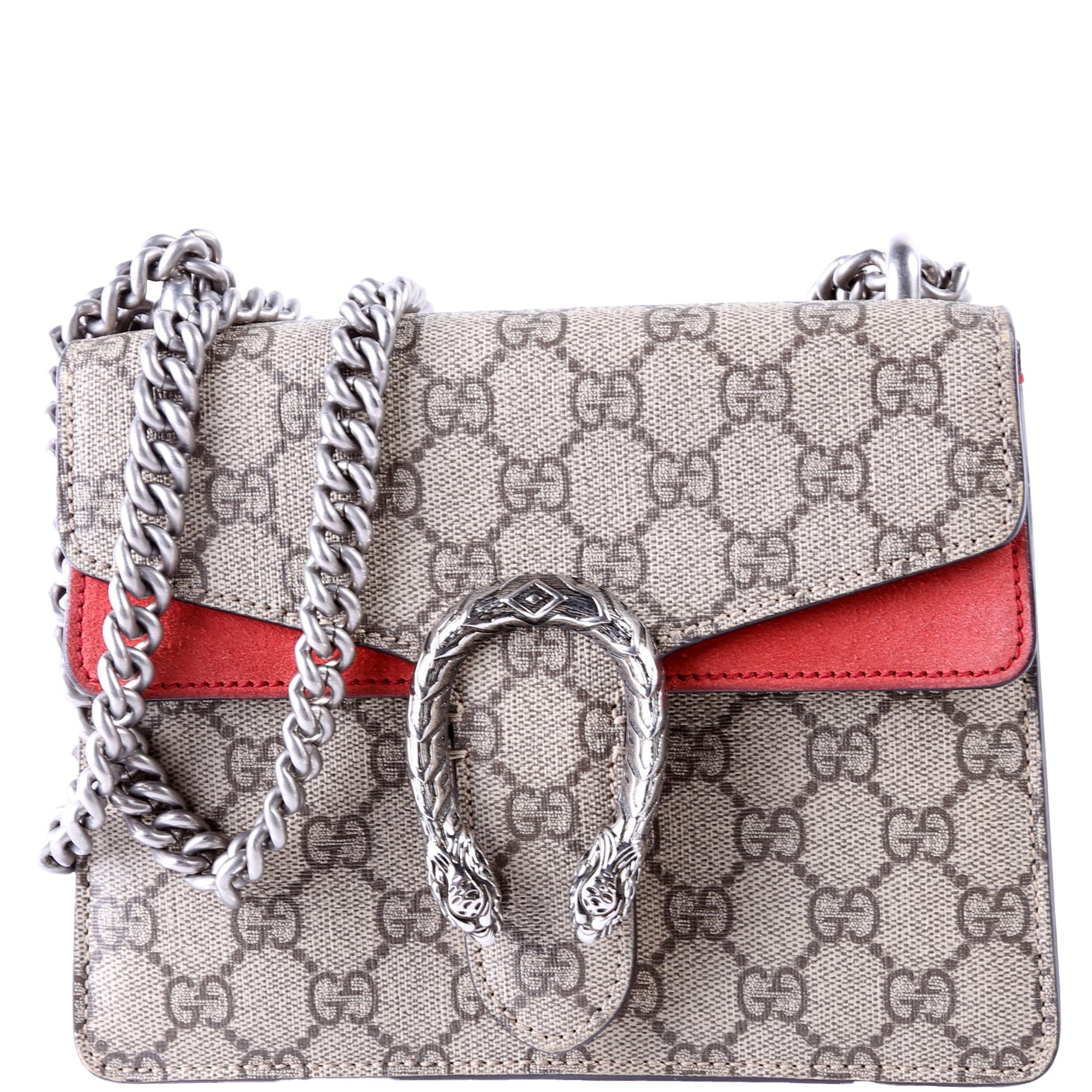 GCCI  Dionysus GG Shoulder Mini Red