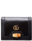 GCCI  Diana Card Case Wallet Black