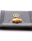 GCCI  Diana Card Case Wallet Black