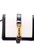 GCCI  Leather Jackie Wallet Black/Cream