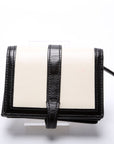 GCCI  Leather Jackie Wallet Black/Cream
