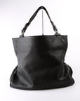 GCCI  Blondie Medium Leather Tote Black