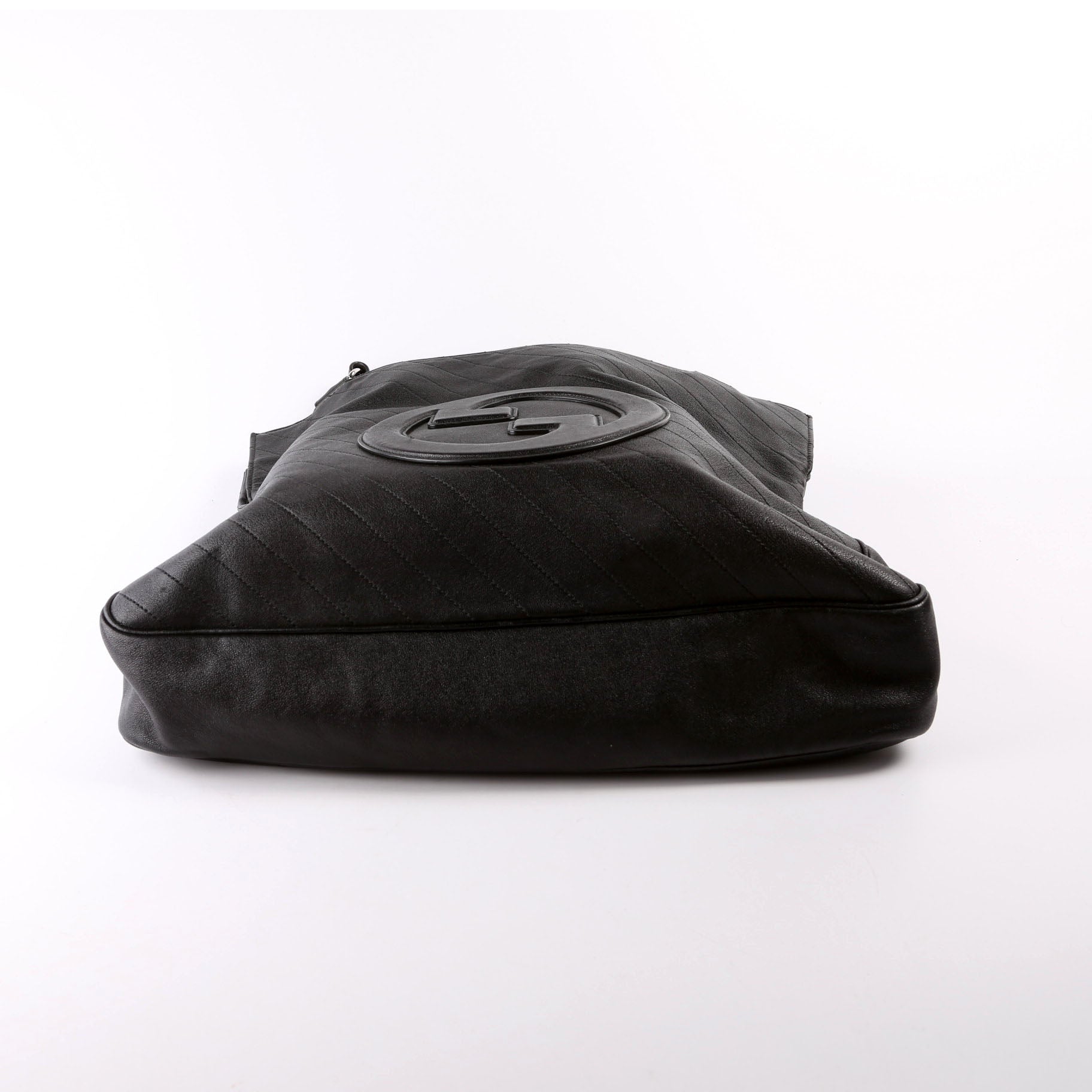GCCI  Blondie Medium Leather Tote Black