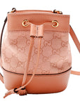 GCCI  GG Canvas Ophidia Mini Bucket Pink