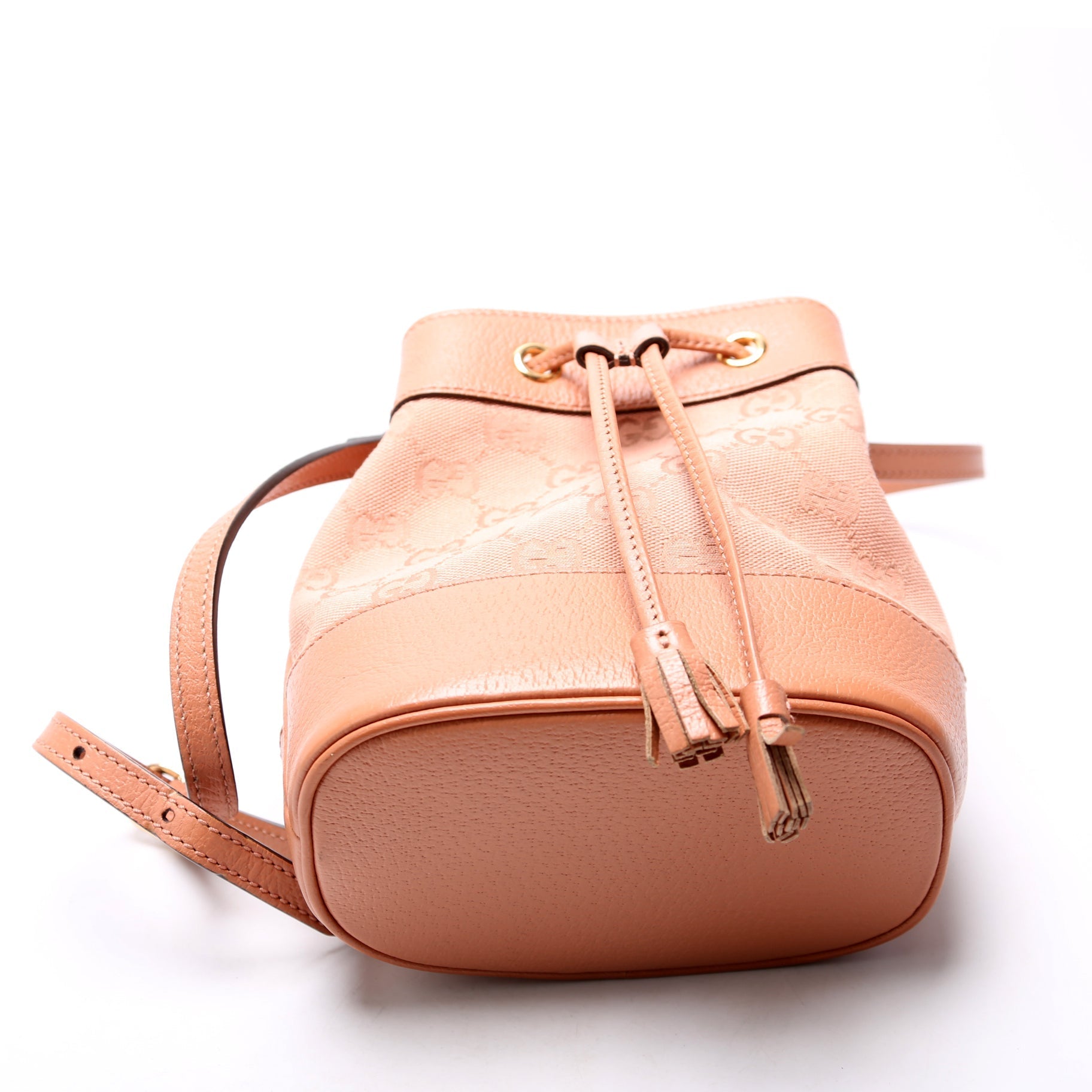 GCCI  GG Canvas Ophidia Mini Bucket Pink