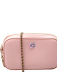 GCCI  GG Marmont Leather Super Mini Shoulder Bag Pink