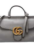 GCCI  Marmont Top Handle Small Grey