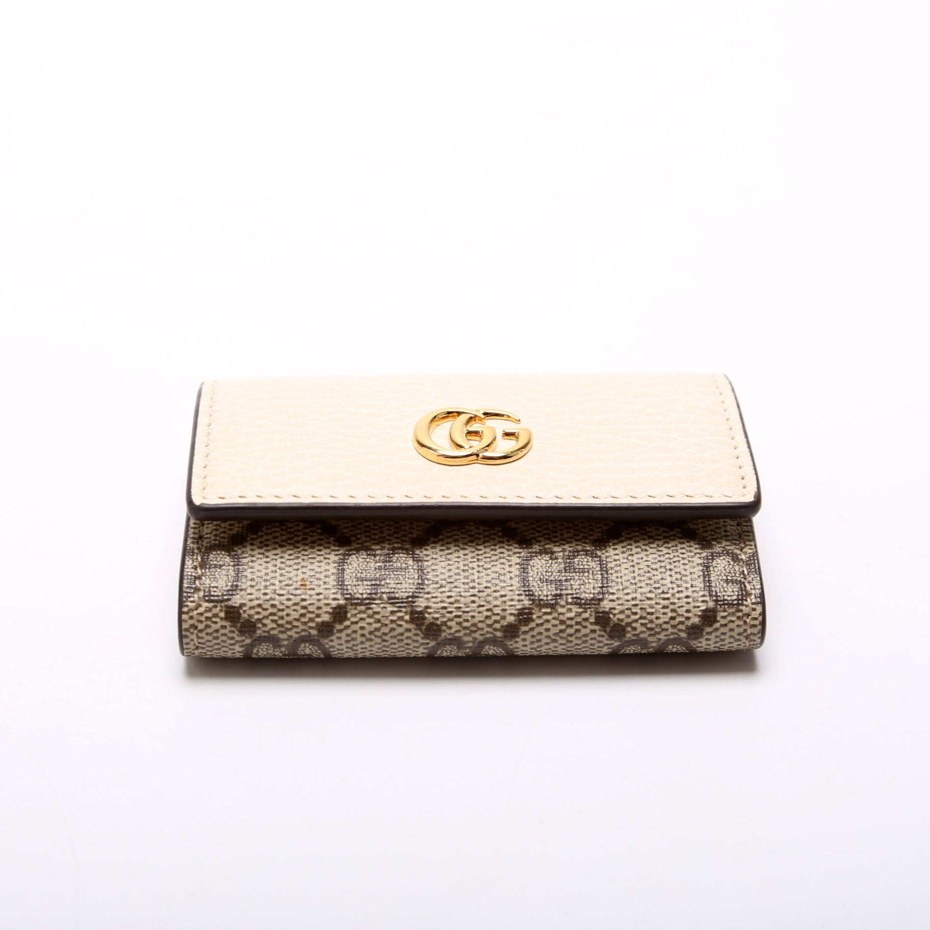 GCCI  Marmont Key Case Cream