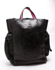 GCCI  King Snake Leather Drawstring Backpack
