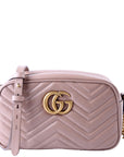 GCCI  Marmont Small Leather Camera Beige