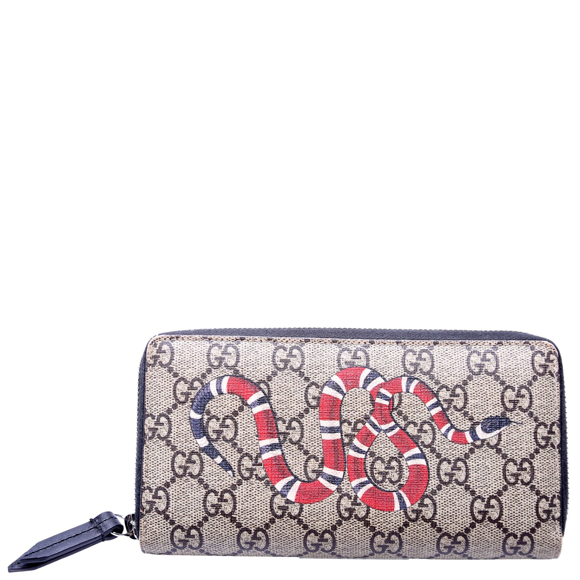 GCCI  GG Snake Wallet Red/Black