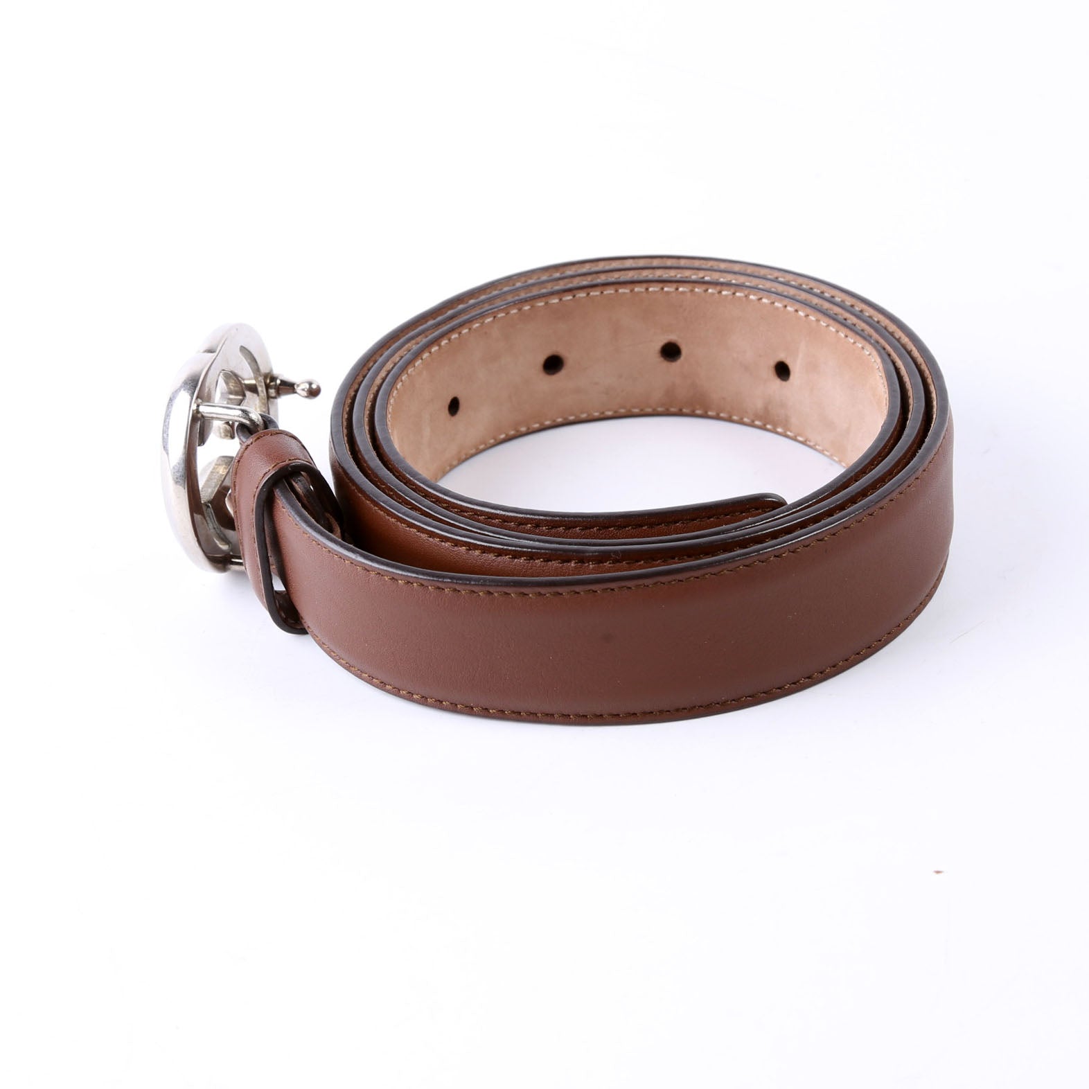 GCCI  Interlocking GG Thin Belt Size /