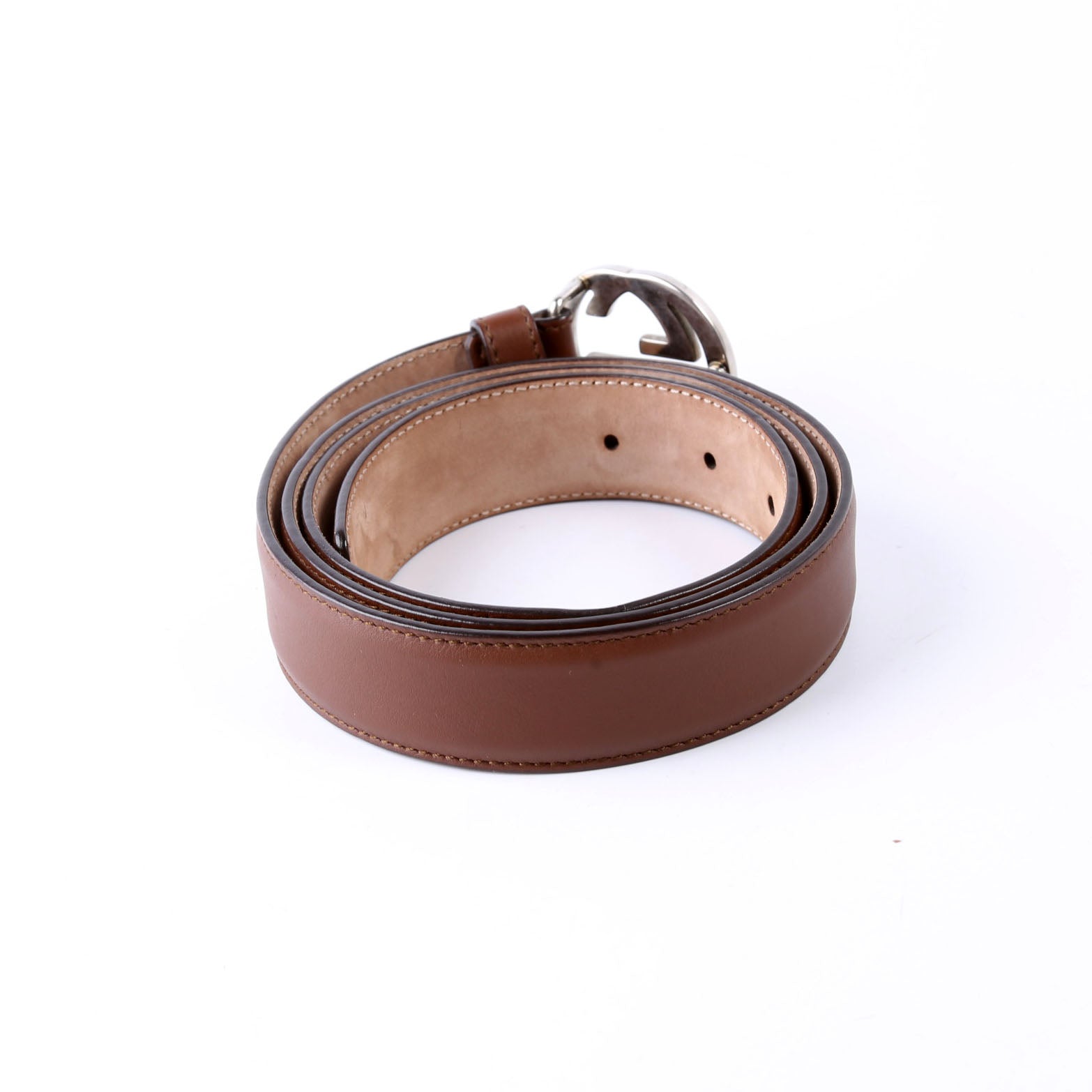 GCCI  Interlocking GG Thin Belt Size /