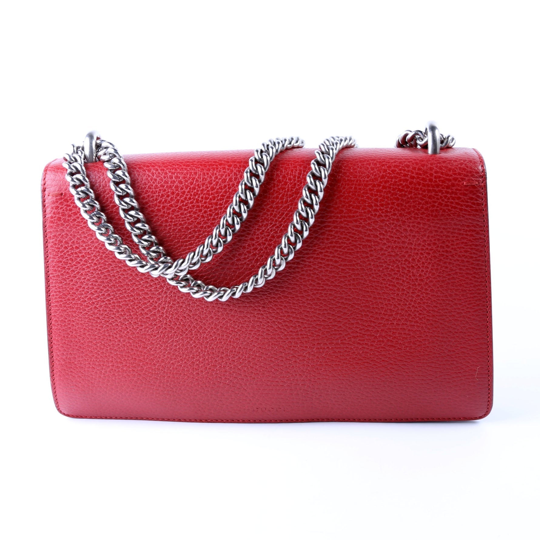 GCCI  Dionysus Leather Shoulder Small Red