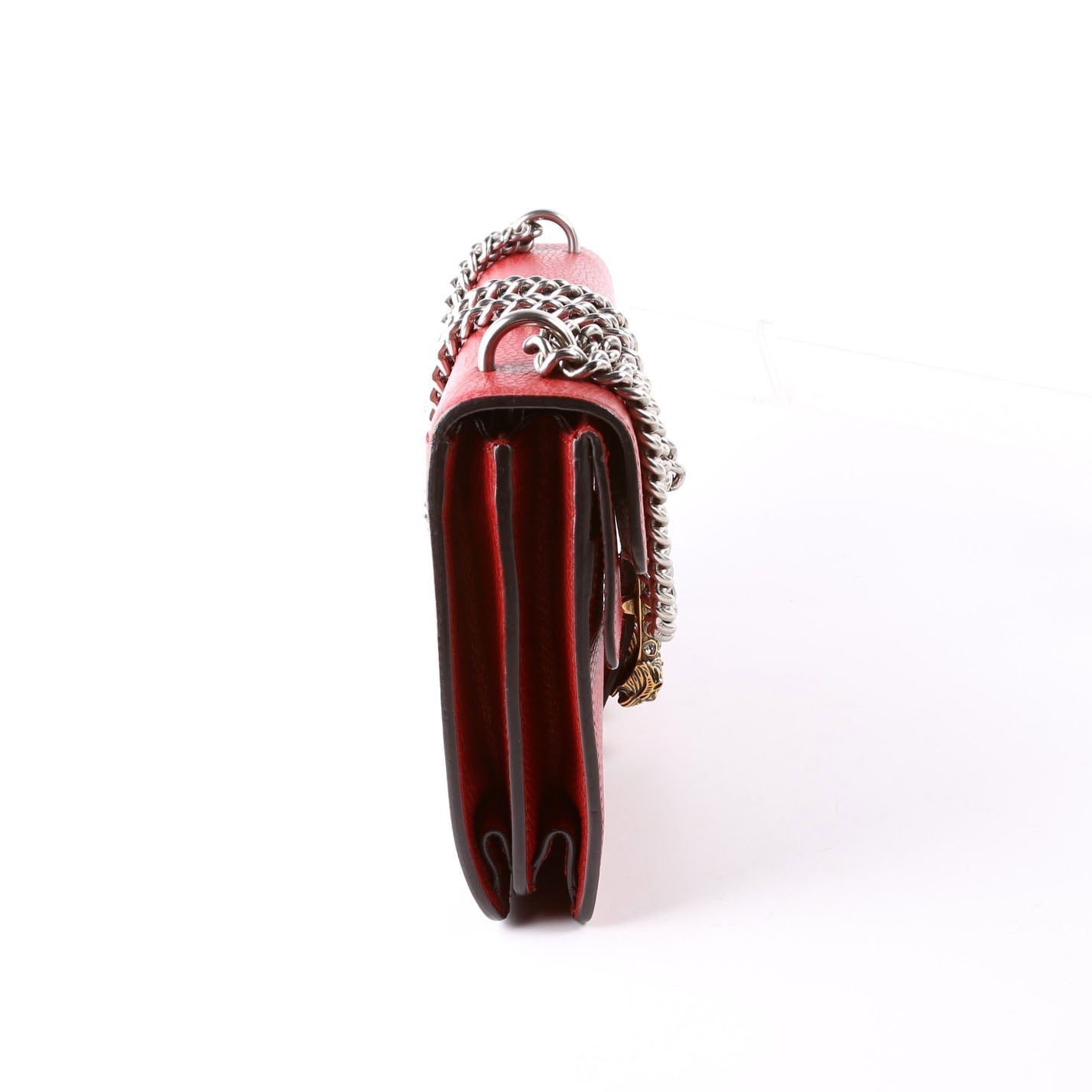 GCCI  Dionysus Leather Shoulder Small Red