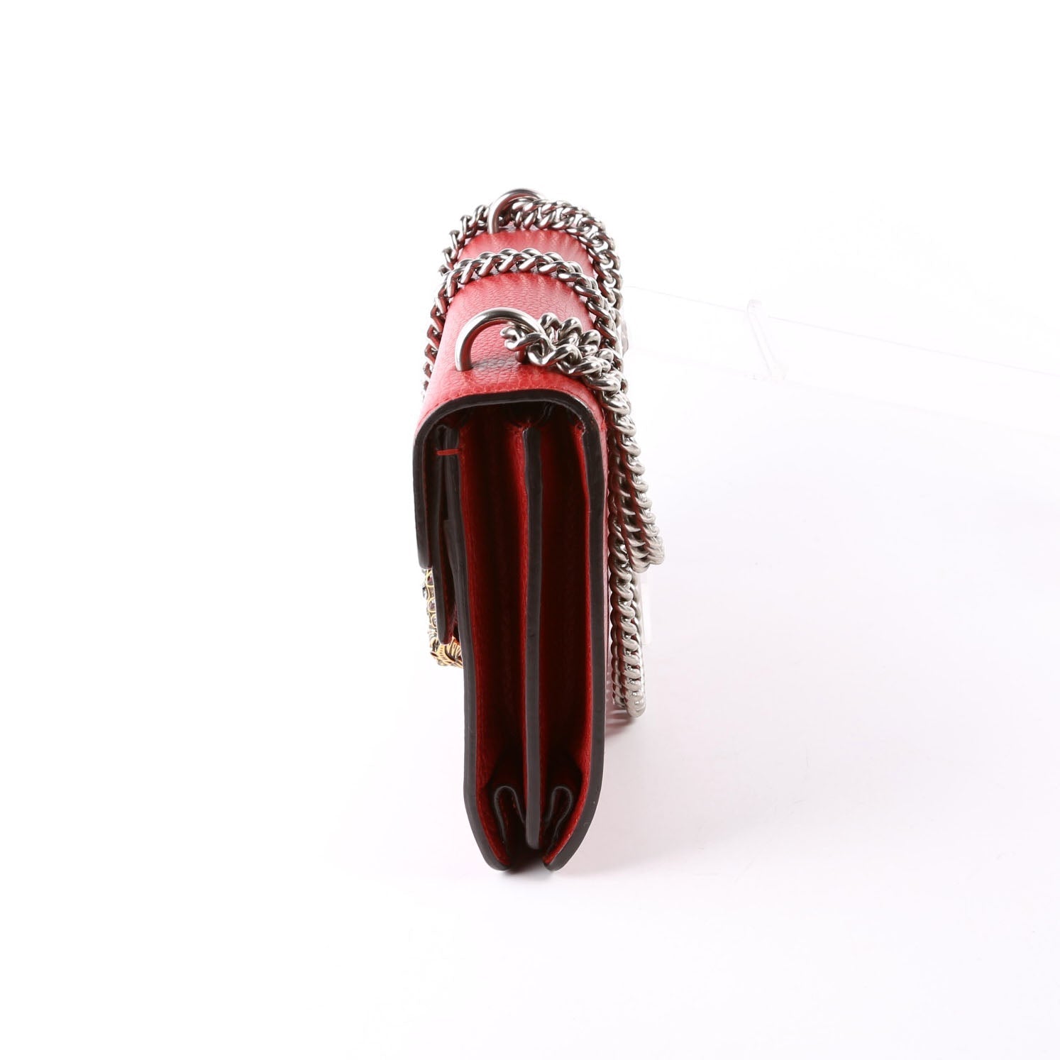 GCCI  Dionysus Leather Shoulder Small Red