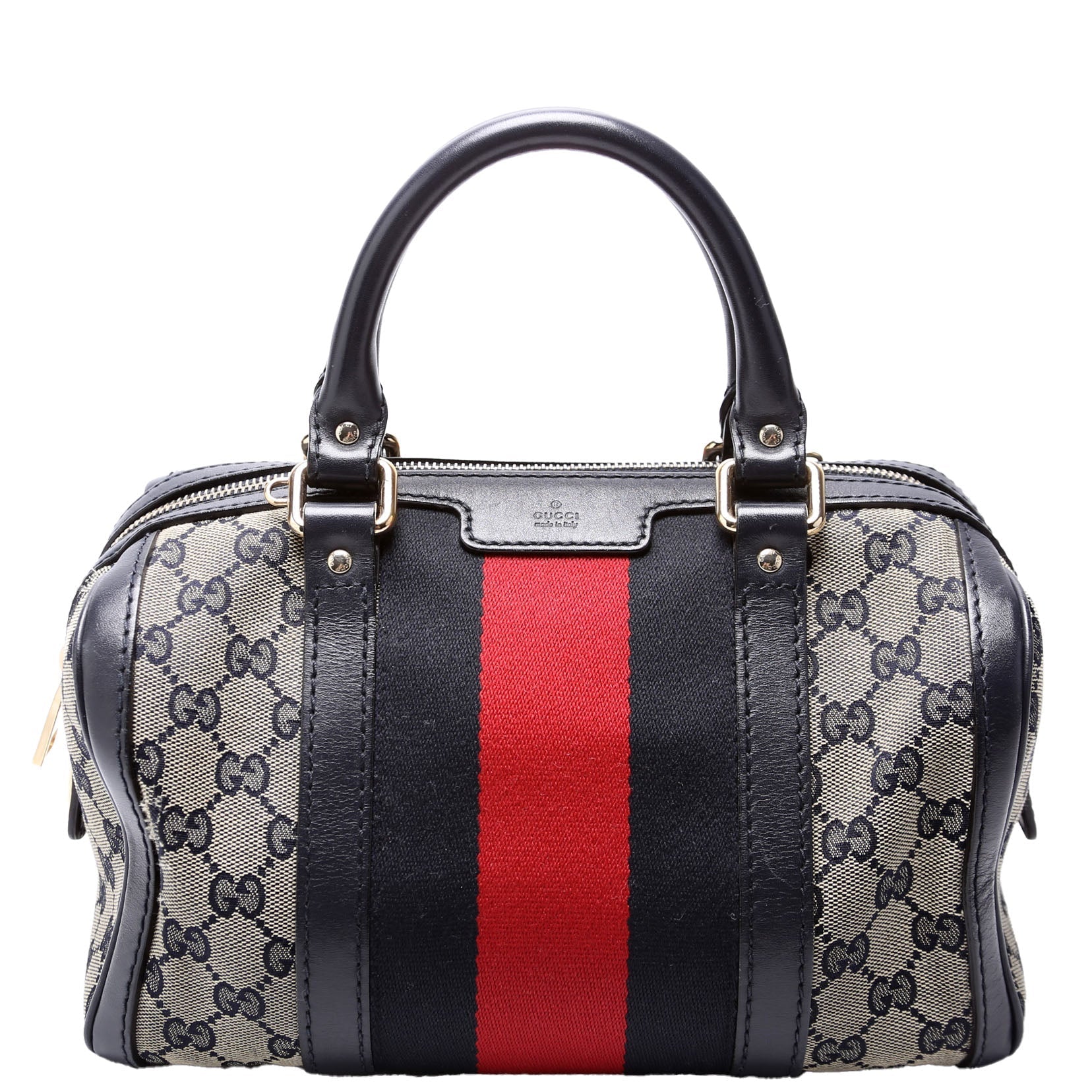 GCCI  GG Canvas Small Boston Navy